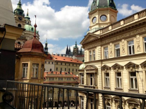 STEPS AWAY FROM CHARLES BRIDGE - 3room apartment with balcony